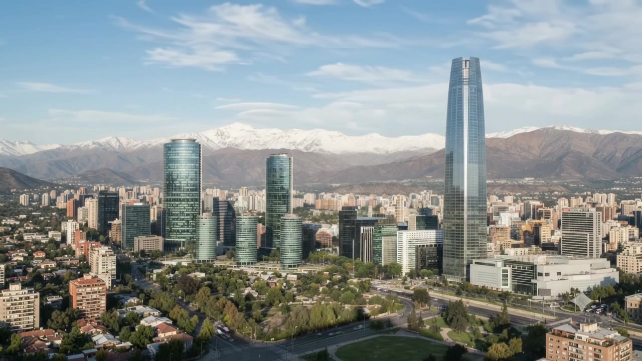 Vista urbana de Santiago, entorno de trabajo de Criterio Empresarial